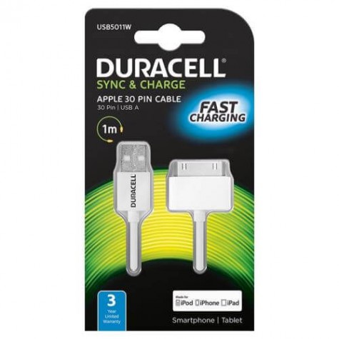 Duracell Apple 30pin Cable