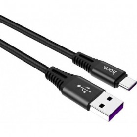 Hoco Usb Type C 5A Cable Black 1m