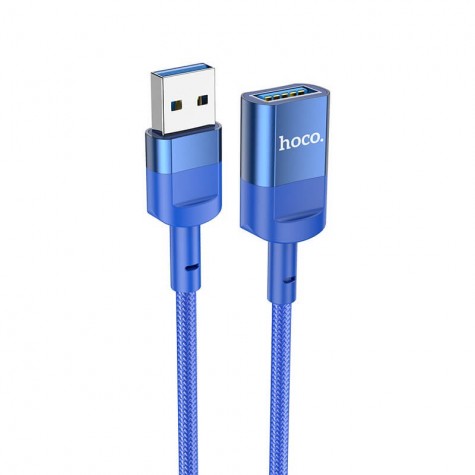 Hoco USB male to USB female Cable Blue U107  