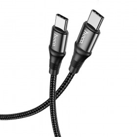 Hoco X50 Type C 100W fabric black 1m