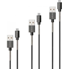 Puridea 3 Pack Cables USB A to Micro USB