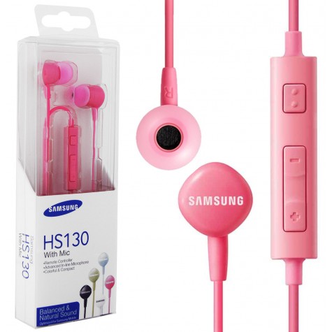 Handsfree Samsung HS130 Pink