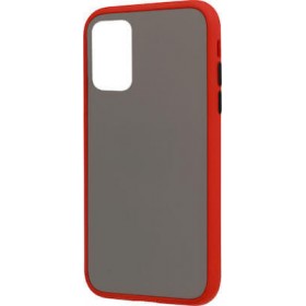 Samsung A41 silicone transparent case red