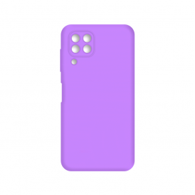 Samsung A12 silicone case violet