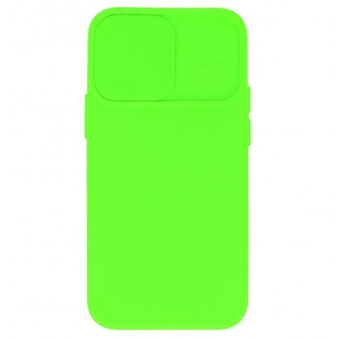 Samsung A53 5G tpu case with camera cover neon green