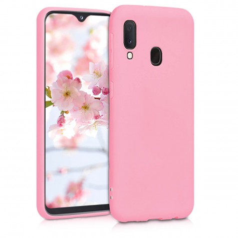Samsung A20E tpu case pink