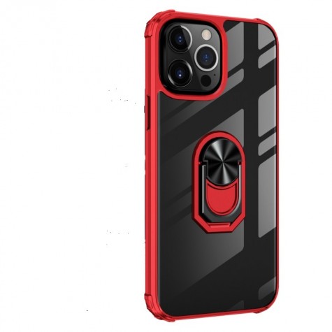 iPhone 11pro case with ring holder red