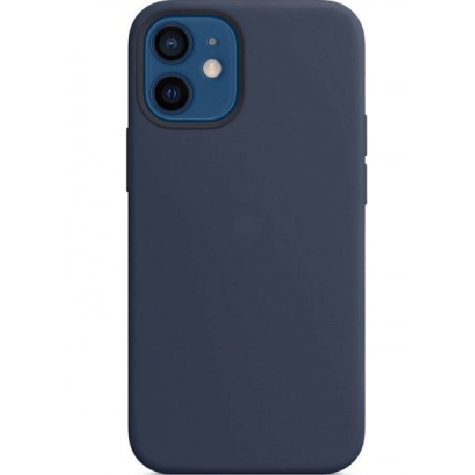 iPhone 12 mini silicone case blue