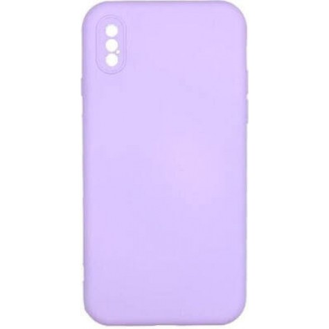 iPhone XS silicone case violet