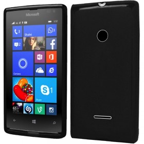 Θήκη Σιλικόνης Lumia 435/532 Μαύρη