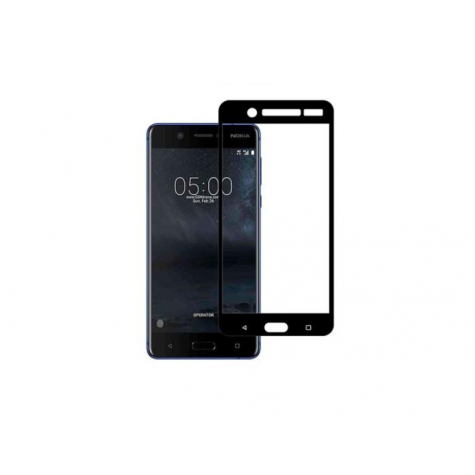 Nokia 5 5,2'' Fullface Black Tempered Glass 9H Προστασία Οθόνης