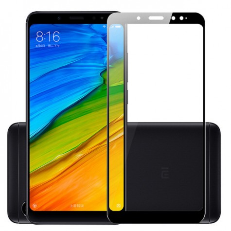 Xiaomi Redmi 6A/6 Black Fullface Tempered Glass 9H Προστασία Οθόνης