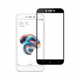 Xiaomi Redmi 5A Black Fullface Tempered Glass 9H Προστασία Οθόνης