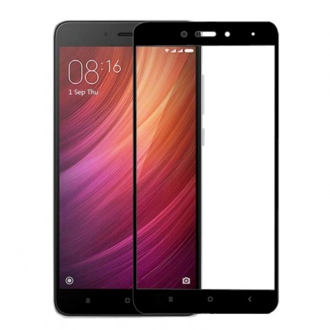 Xiaomi Redmi Note 4 Black Fullface Tempered Glass 9H Προστασία Οθόνης