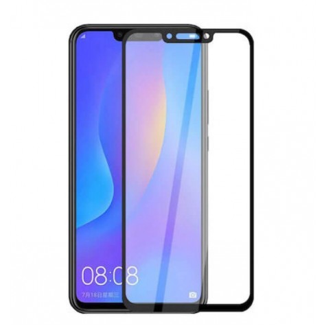 Huawei Mate 20 Lite Black Fullface Tempered Glass 9H Προστασία Οθόνης